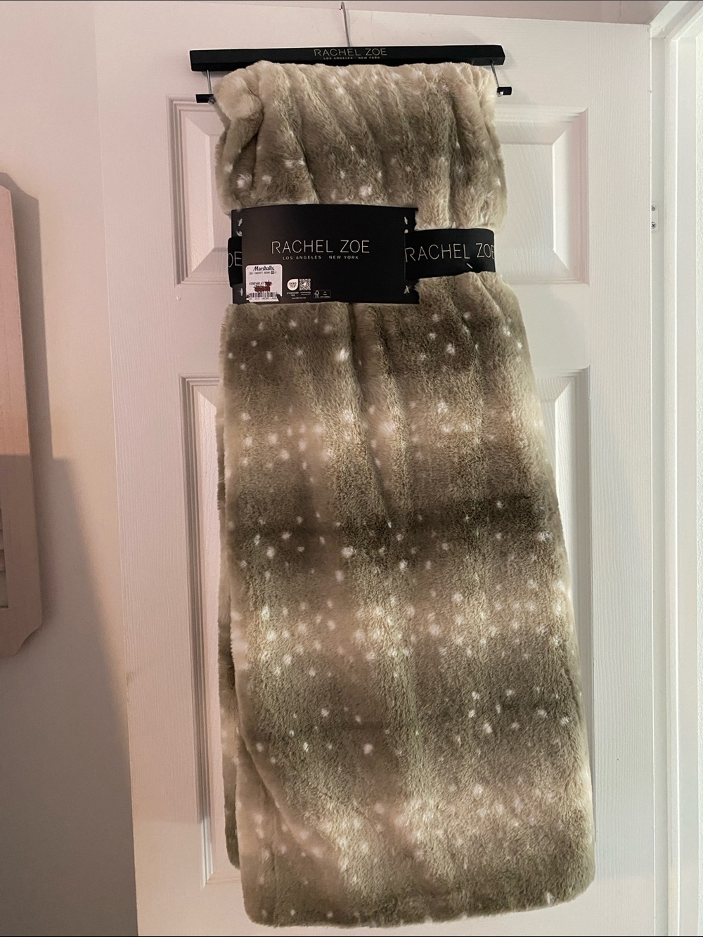 Rachel Zoe Plush Throw Blanket